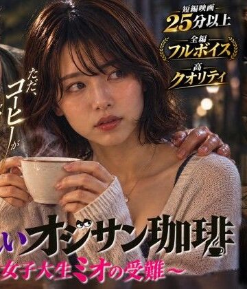 残香フィルム|【短編映画】オジサンが珈琲で素人女子大生を堕とすまで 〜ミオ編〜（フルボイス）❤動画・アニメーション 評価レベル5.00