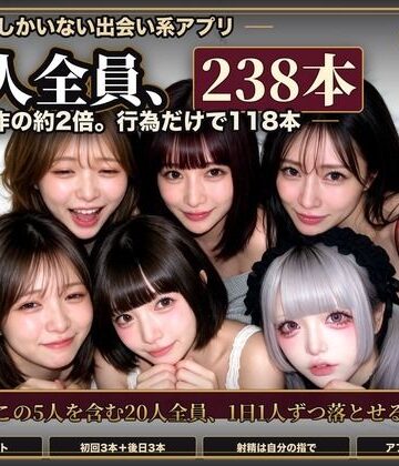 黒海ジュリア|【実写系Hゲーム】ヤリマンしかいない出会い系アプリ2 〜スワイプして即ホテル〜❤辱め 評価レベル5.00